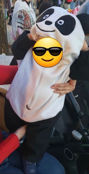 Fato de carnaval Panda