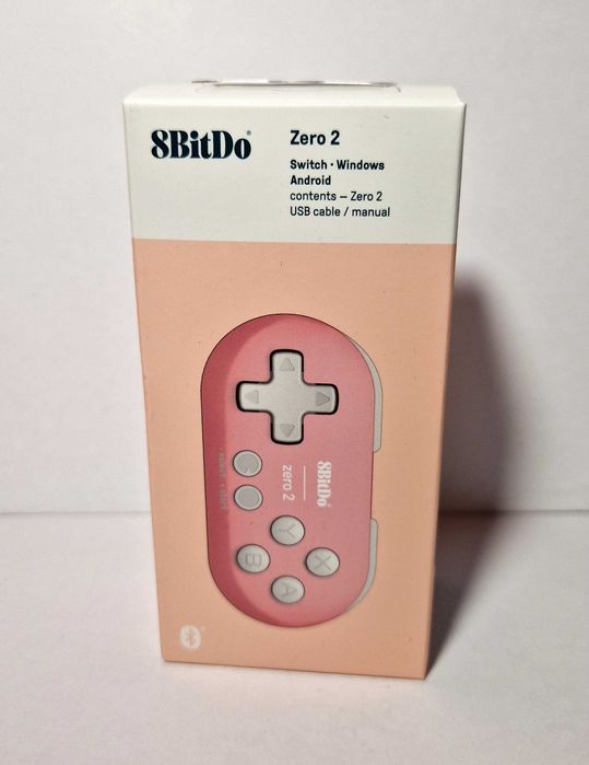 Kontroler pad 8BITDO ZERO 2 różowy