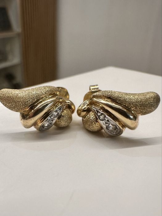 Złote kolczyki próba 585