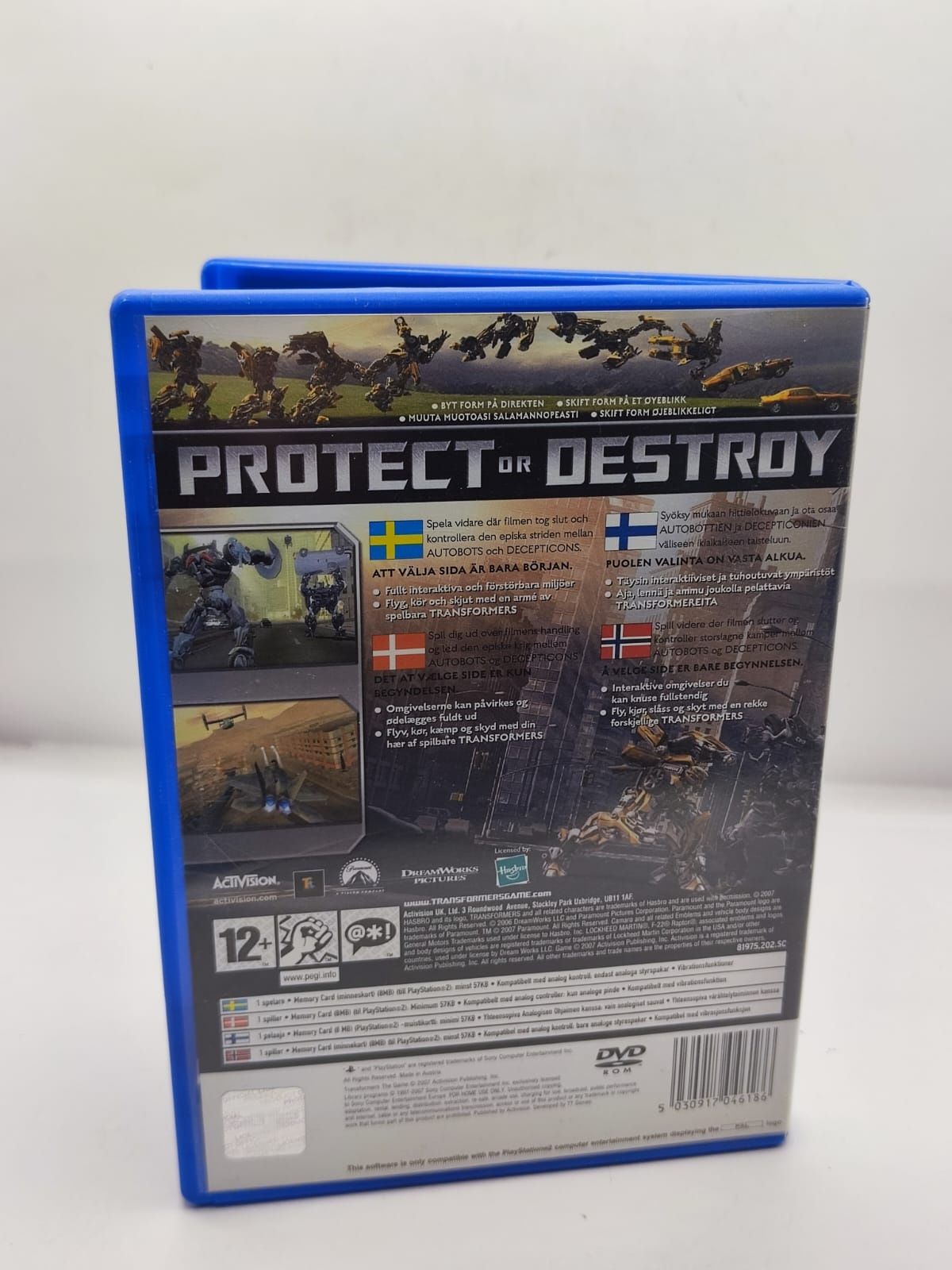 Transformers The Game Ps2 nr 8330