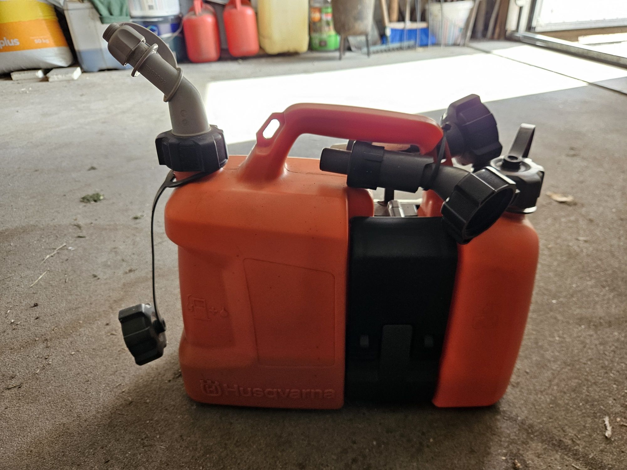 Kanister drwala Husqvarna Combi 5 + 2,5l wlewki