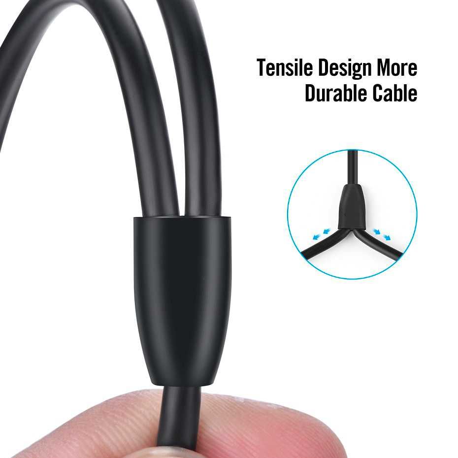 Аудіо кабель 3.5mm на 2RCA аудио для сабвуфера усилителя UGREEN 1/3м