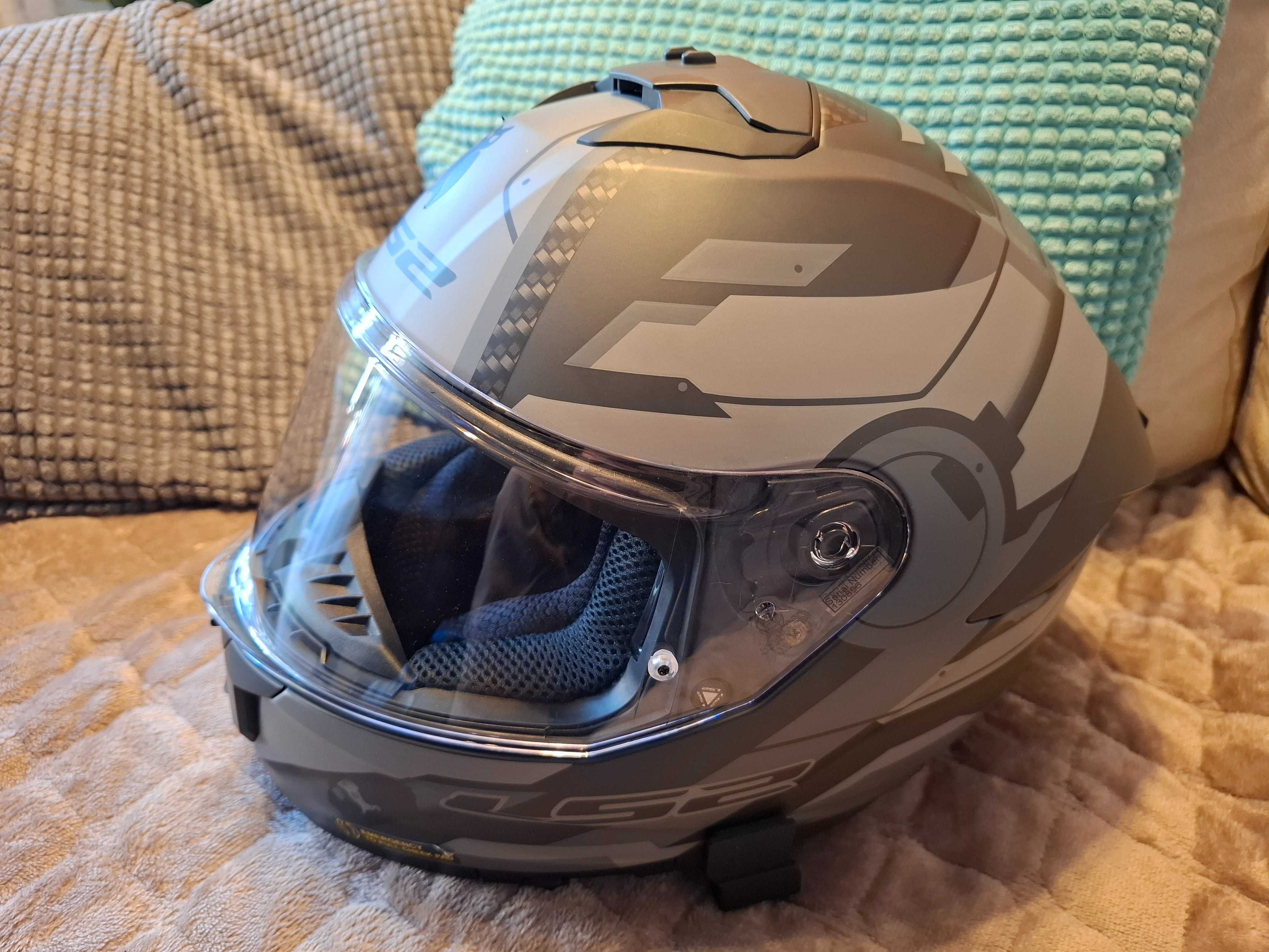 Kask LS2 STREAM II SHADOW M.tit. GREY - Rozmiar M - nieużywany