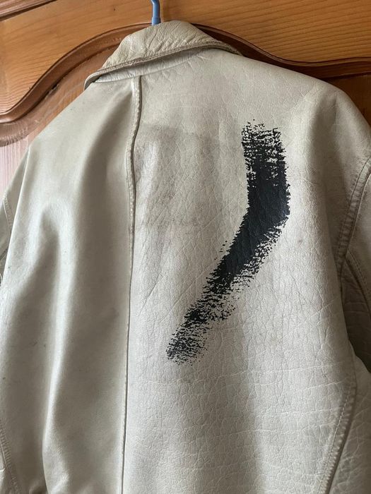 Винтажная кожанная куртка из Италии