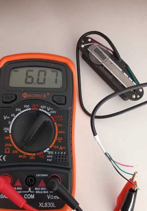 Pickup Humbucker Hotrail 6K