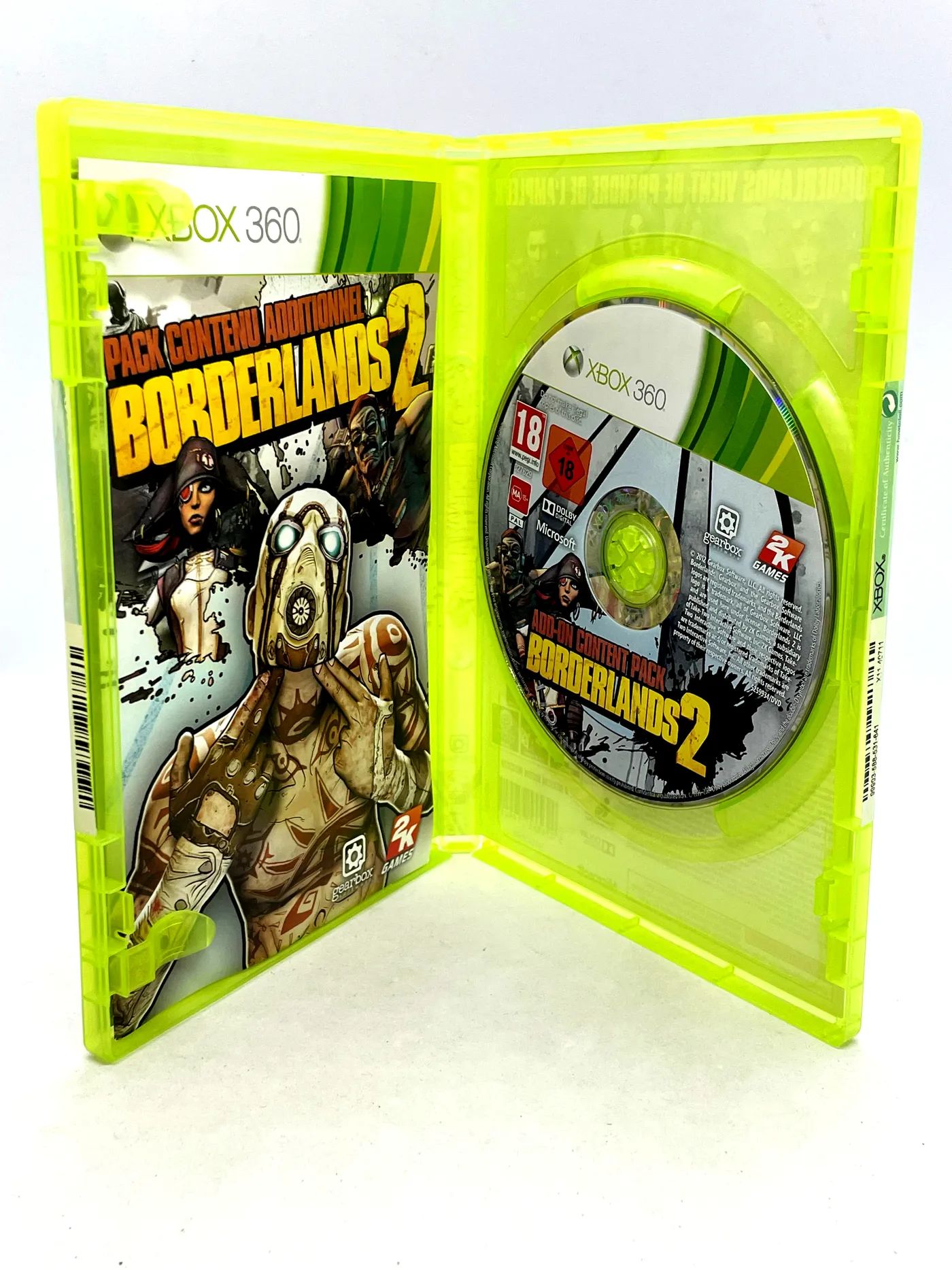 Borderlands 2 Add-On Content Pack Xbox 360 Po Angielsku