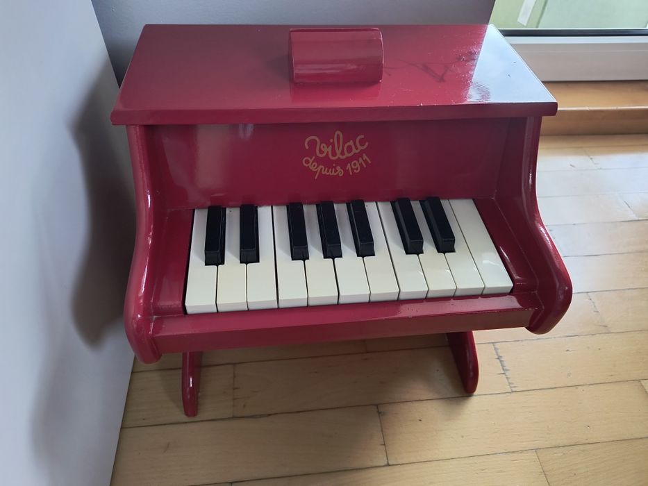 Pianino Vilac oryginalne czerwone dla dzieci