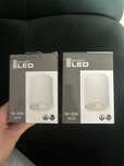 Dwie białe lampy natynkowe SMART LED