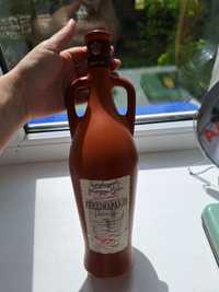 Глинянная бутылка для вина