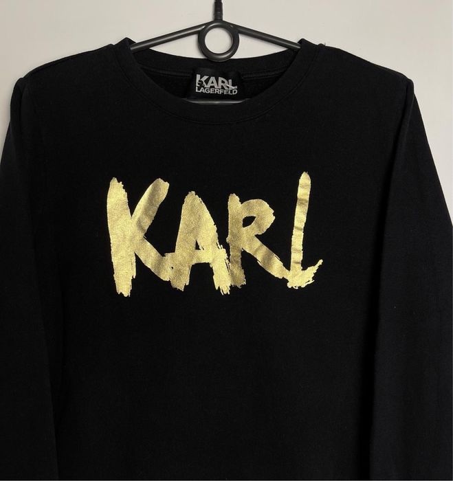 Світшот karl lagerfeld чорний оригінал кофта кард лагер толстовка
