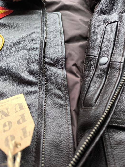 Pilotka skórzana G-1 Top Gun XL 1986 brązowa skóra naturalna G1 USN