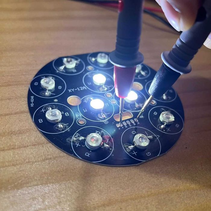 RGBW світлодіодна LED панель  5Вт