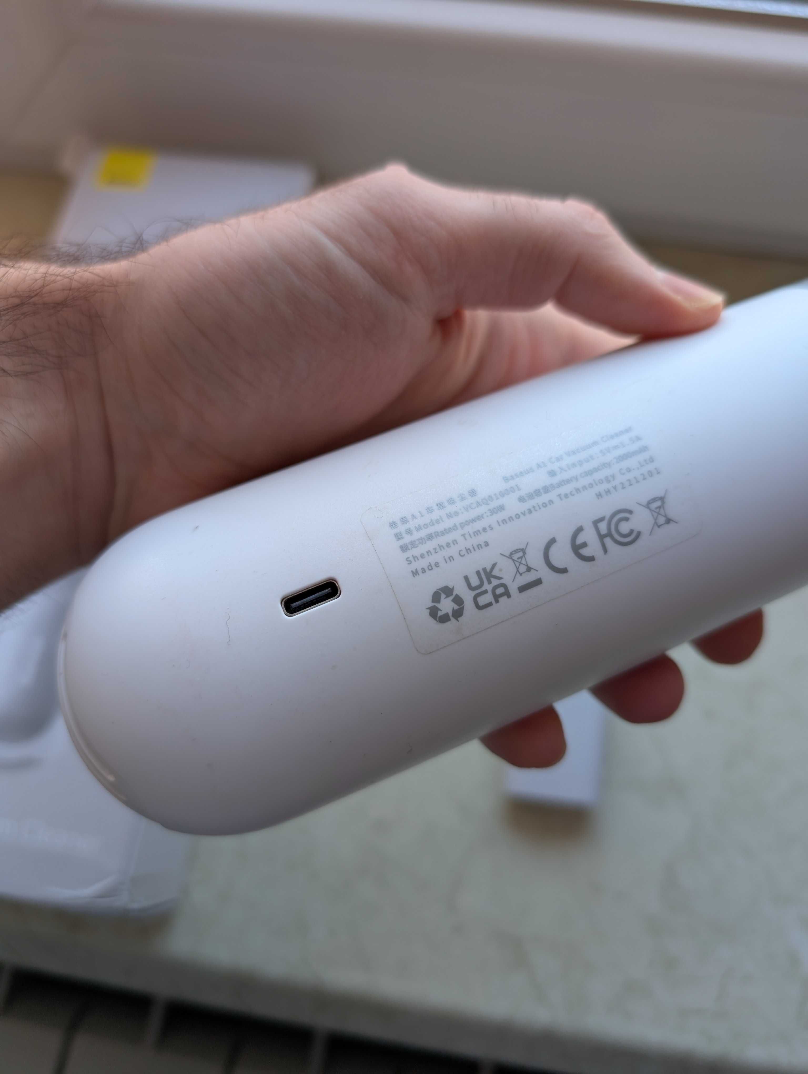 Компактный пылесос Baseus A1 Vacuum 30W для автомобиля