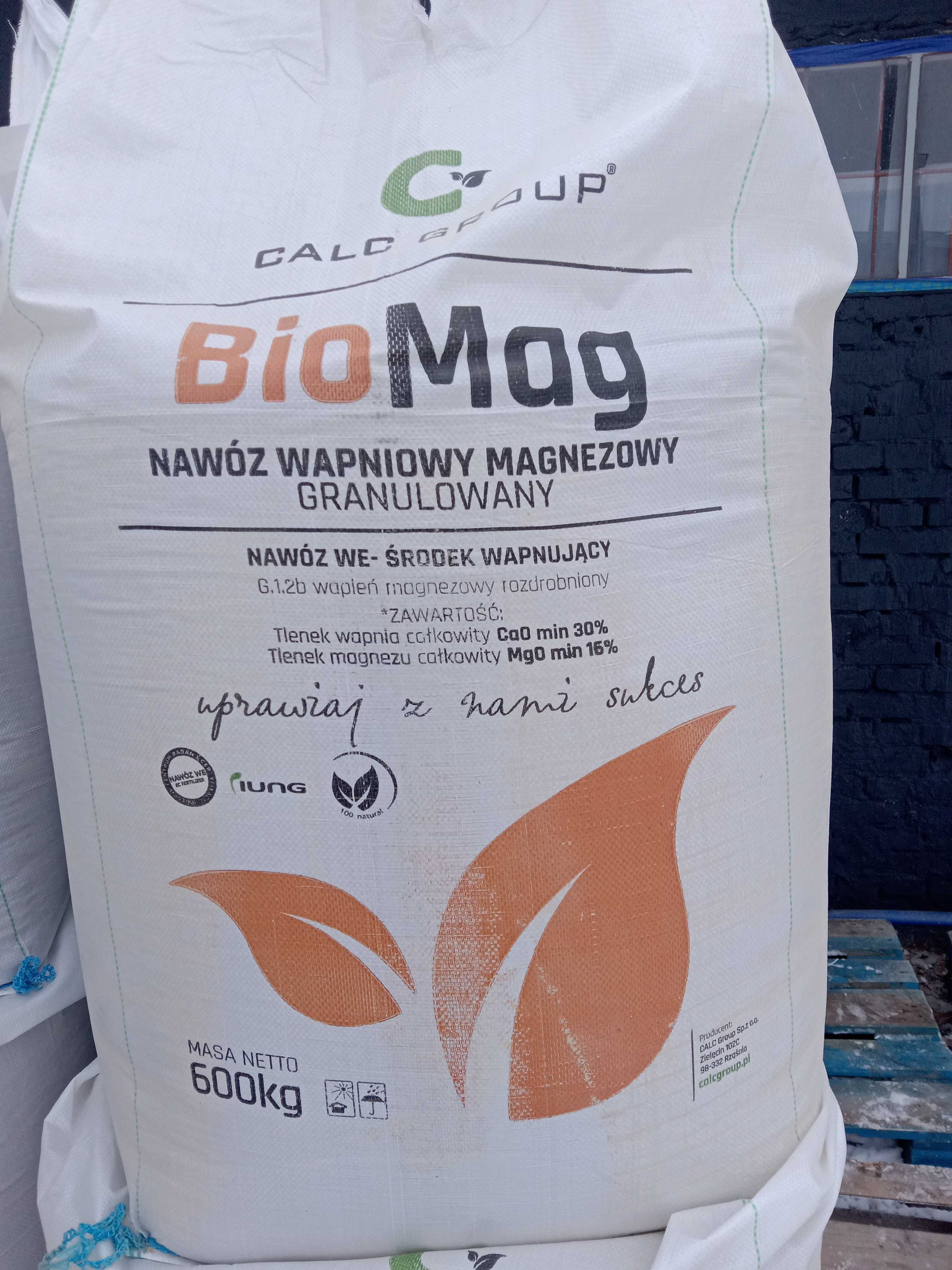 BIOMAG - WAPNO granulowane magnezowe - big-bag a'600kg