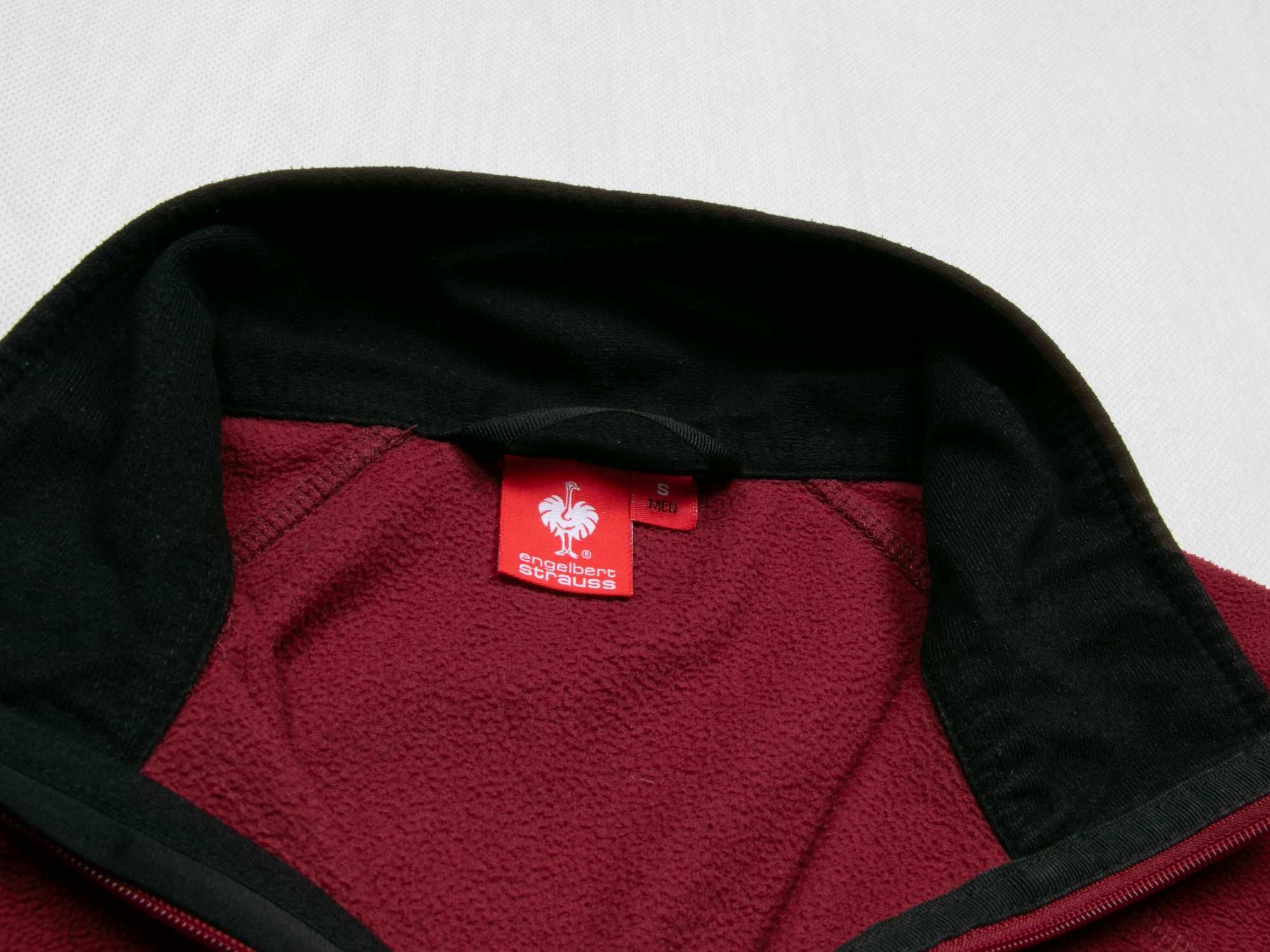 Bluza polarowa Engelbert Strauss DryPlexx S halfzip burgund