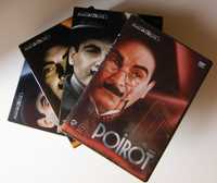 Conjunto Packs DVDs "Agatha Christie's Poirot" 4 Séries - 37 episódios