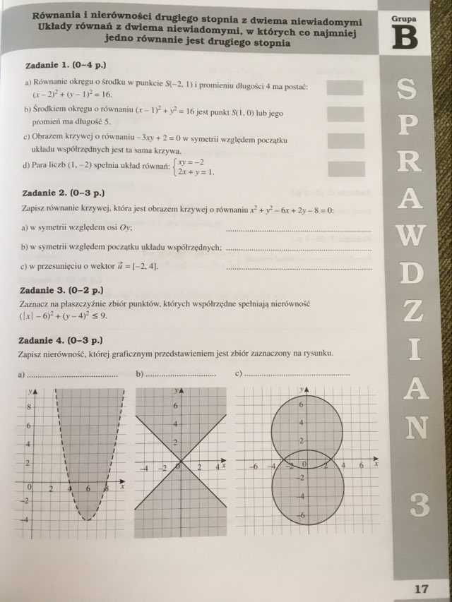 krok po kroku Sprawdziany Matematyka  2  - J. Człapiński, Res Polona