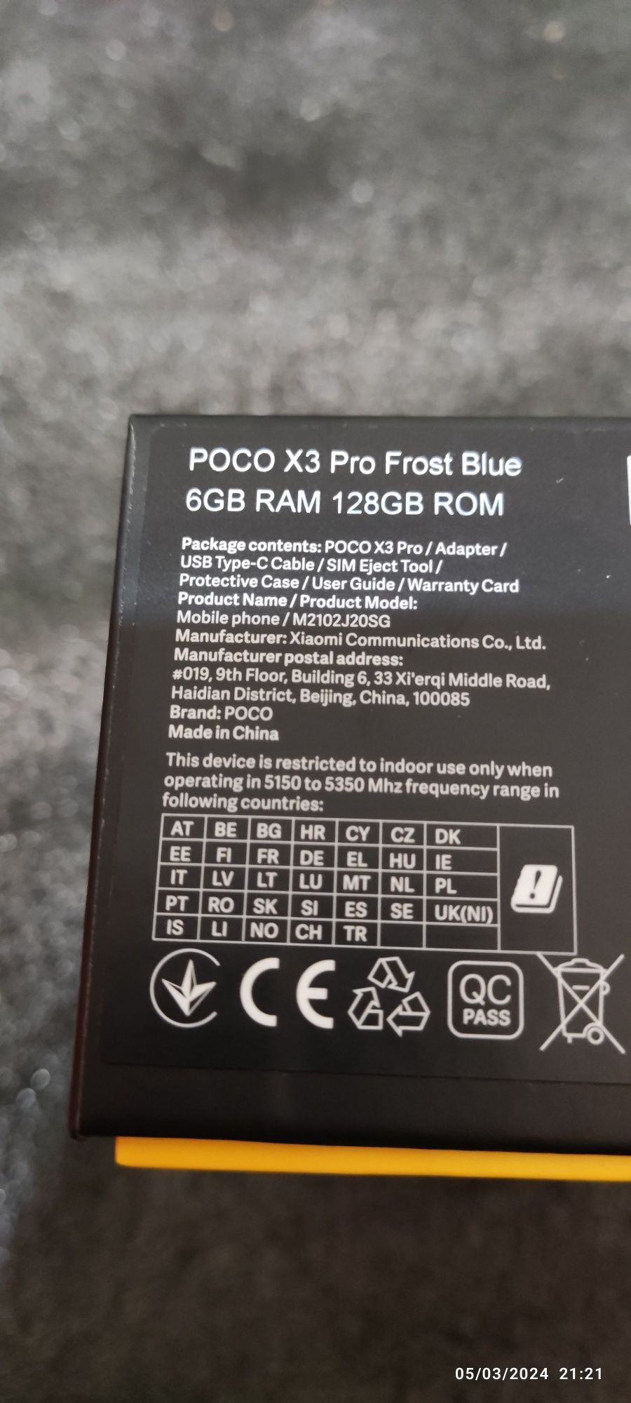 Xiaomi Poco X3 Pro 6Gb 128Gb em excelente estado