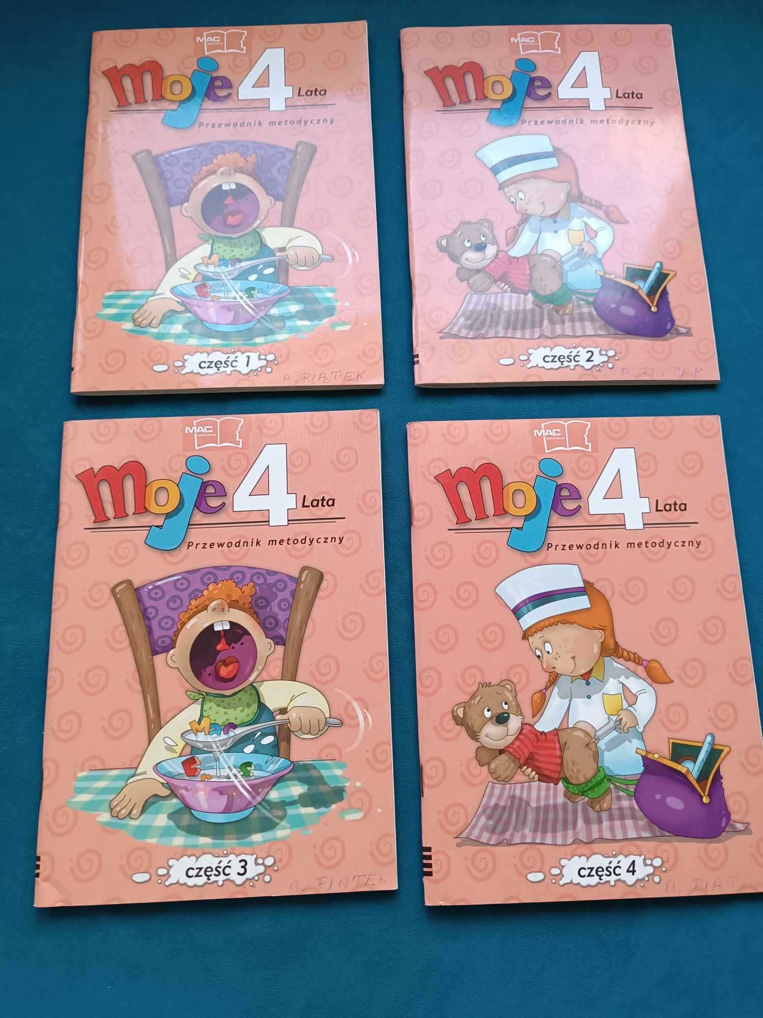 'Moje 4 lata" 4 przewodniki metodyczne dla nauczyciela + 5 gratisów.