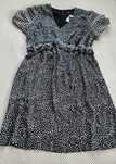 Nowa piękna satynowa sukienka midi w print pepitka plus size 6XL