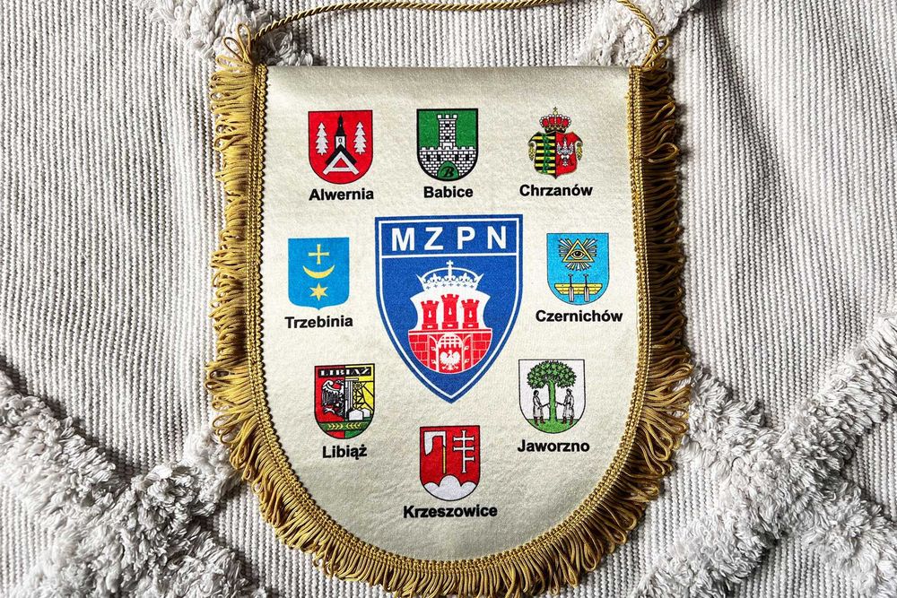 Podokręg piłki nożnej Chrzanów 70-lecie (1945 do 2015) proporczyk