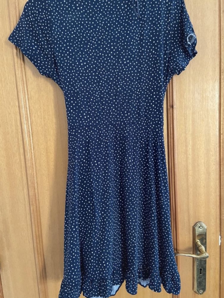 Vestido azul marinho - Lefties