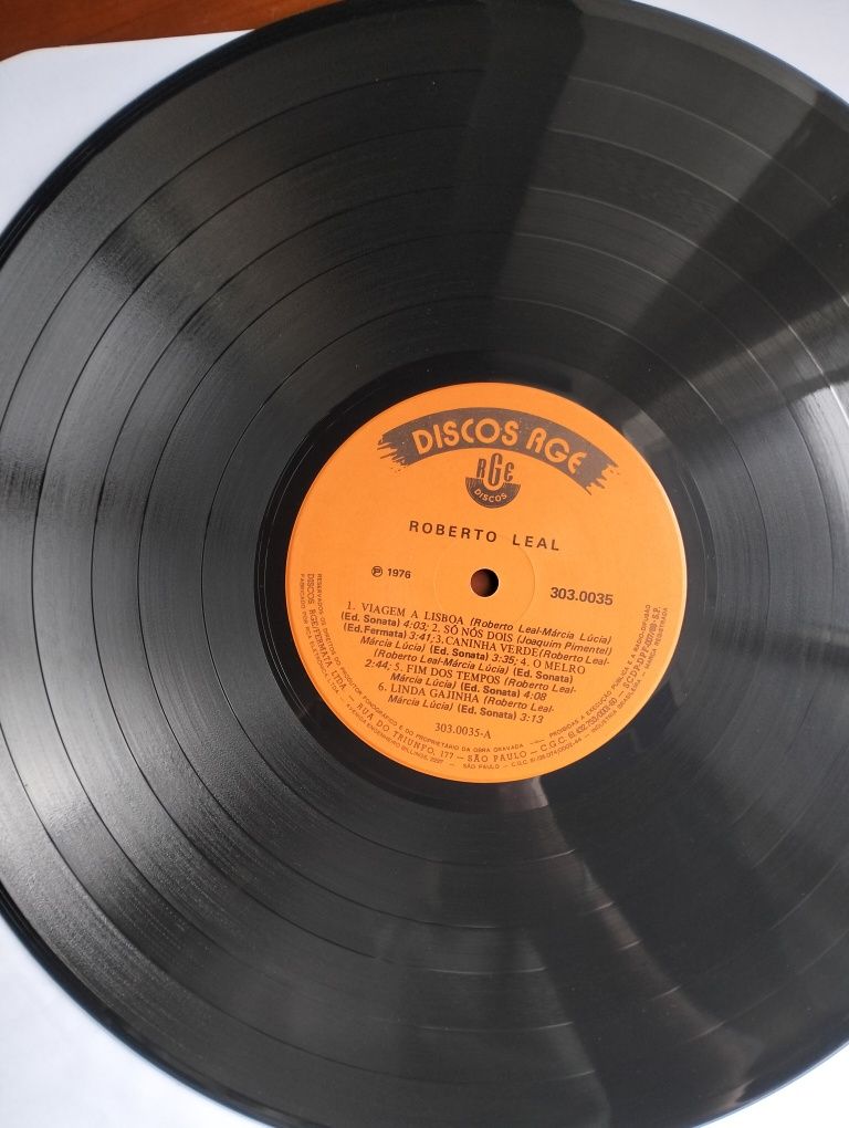 Disco de vinil LP Roberto Leal