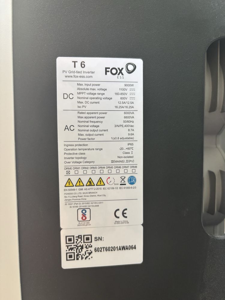 Falownik FoxESS T6-G3 9000W