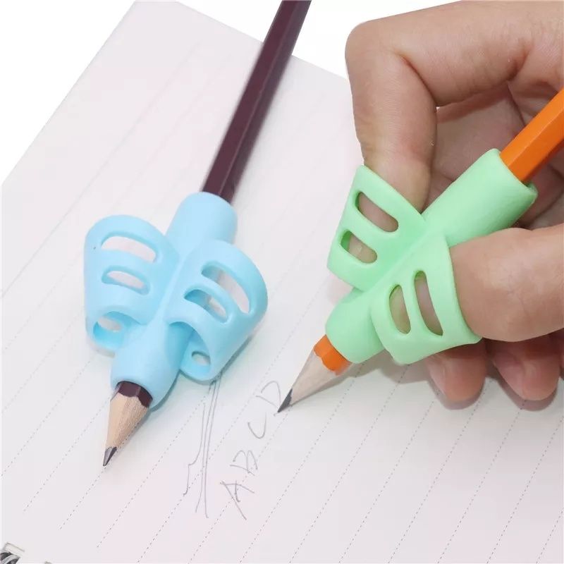 Suporte de caneta silicone para aprendizagem e correcção