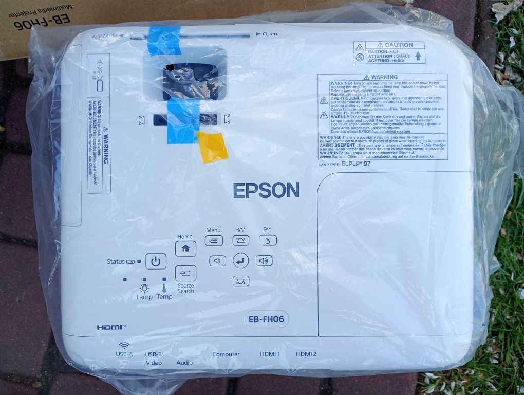 Projektor LCD Epson EB-FH06 biały