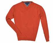 Tommy Hilfiger Premium Cotton Vneck Sweter Męski Xxl