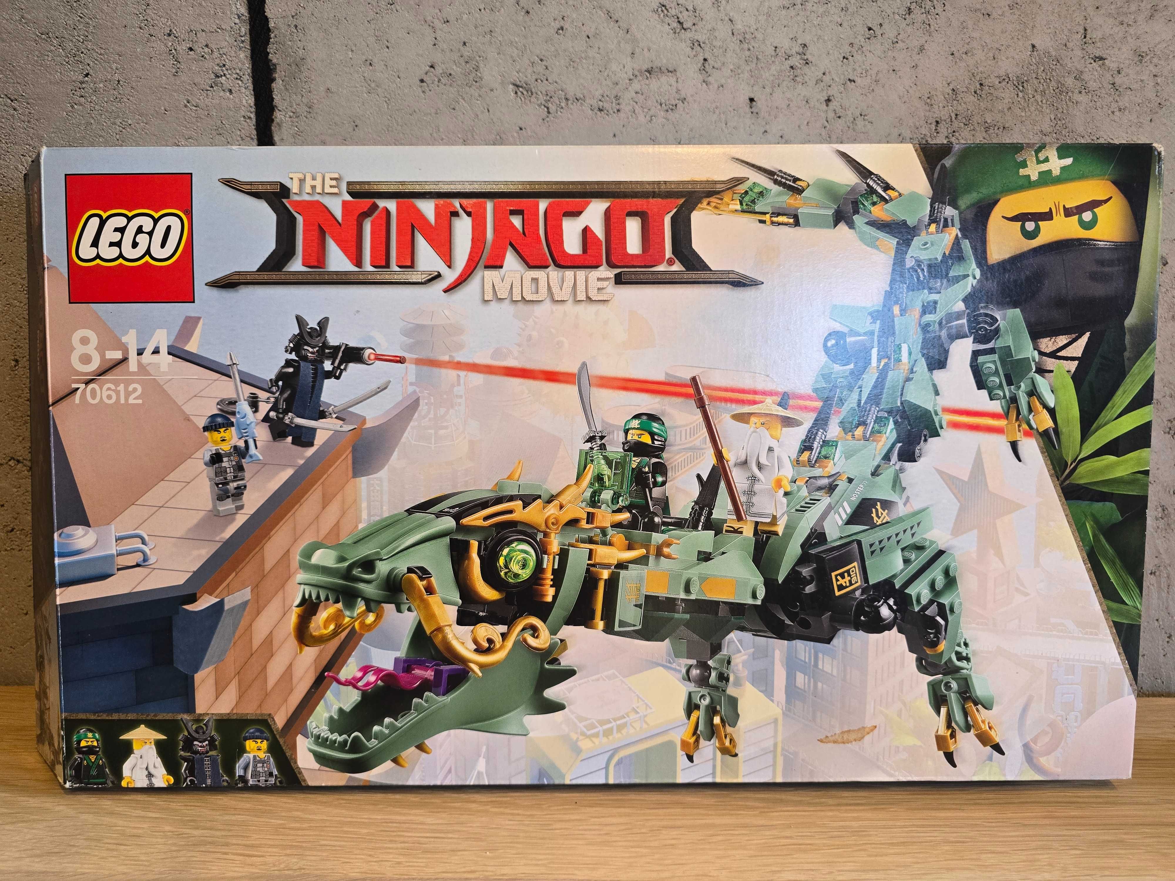 LEGO 70612 Ninjago - smok zielonego ninja- instrukcja, pudelko