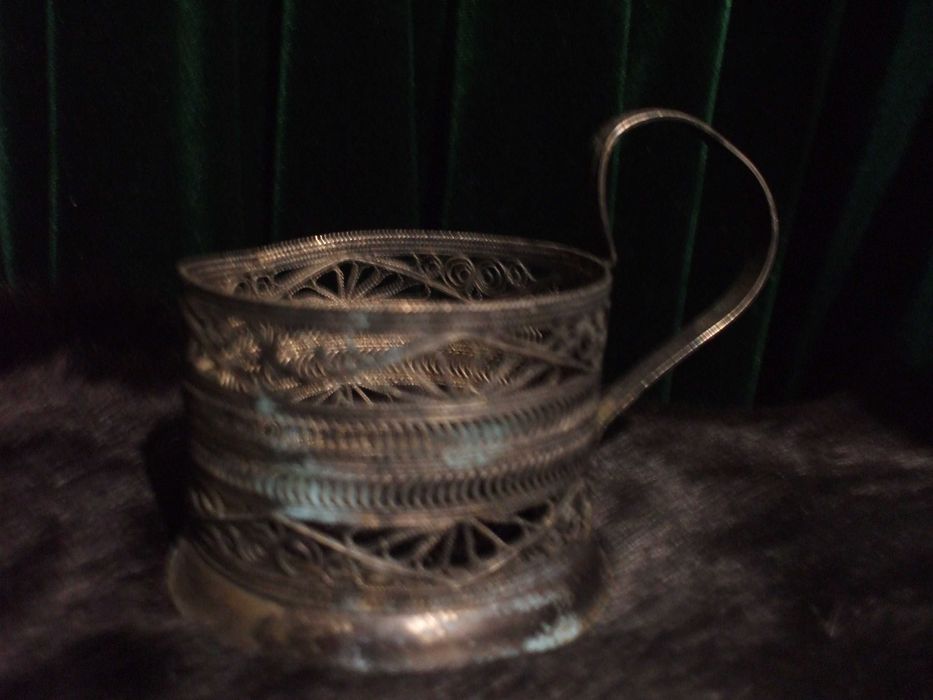 Мельхиоровые подстаканники. 1960-1970 гг. Киев.