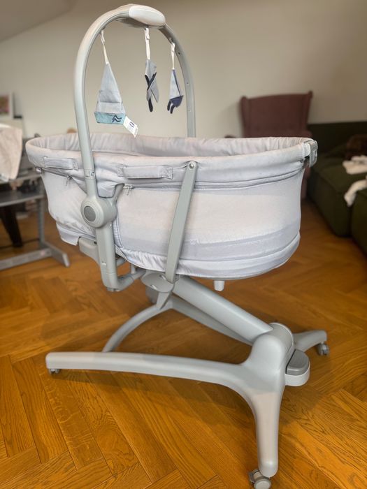 Chicco Baby Hug 5w1 Air Earl Grey +materac Rucken stan bardzo dobry