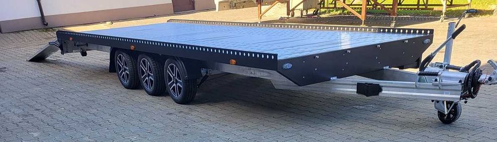 Laweta - przyczepa 100%  aluminiowa 6 x 2,1 DMC 3500 kg.