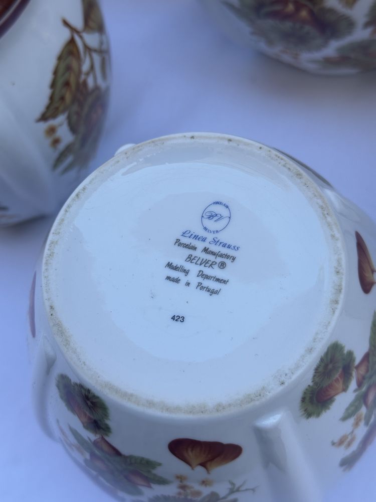 Conjunto 11x Potes Porcelana BELVER