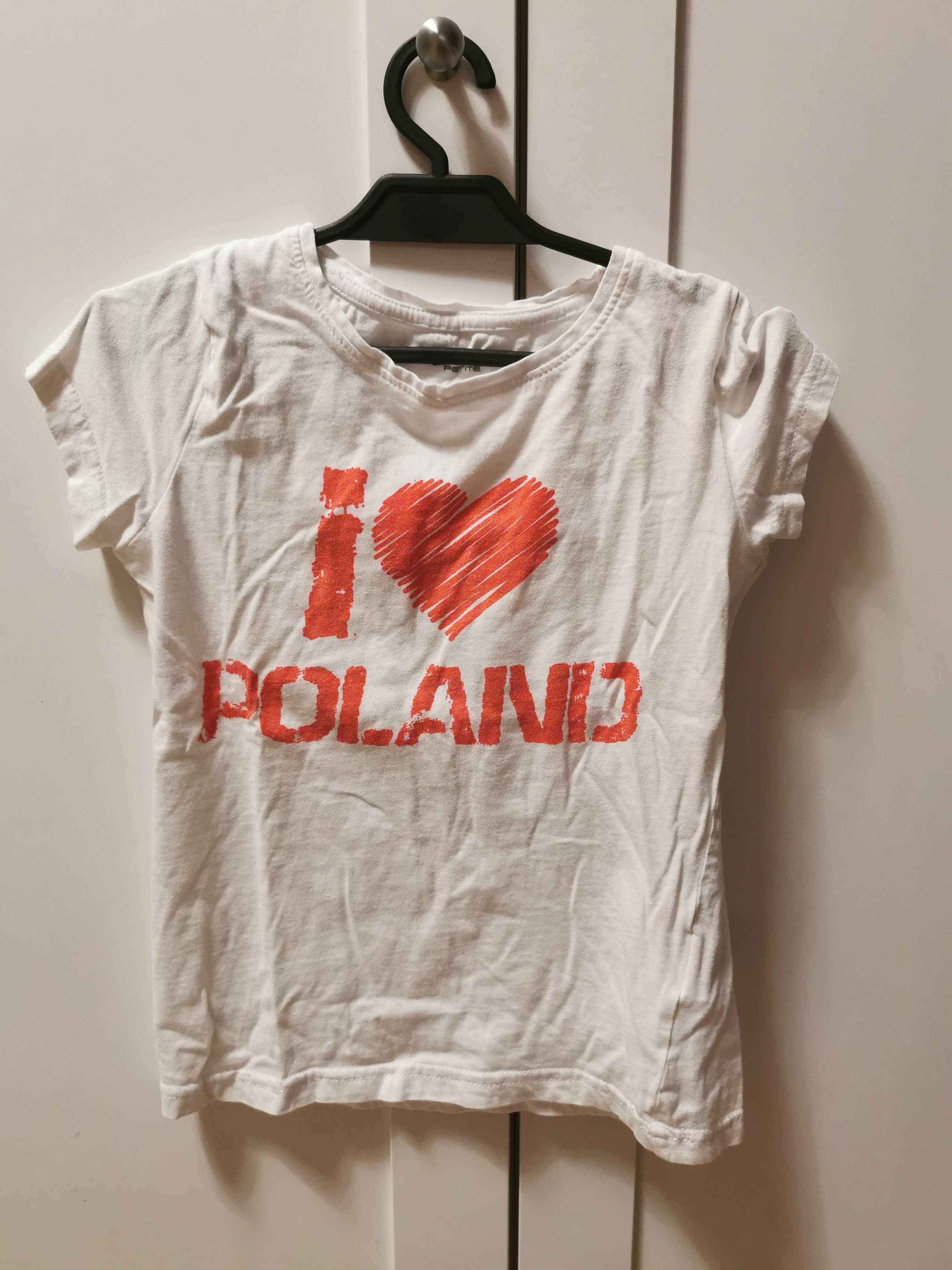 T-shirt, bluzka, koszulka dziewczęca r. 122/128 Polska
