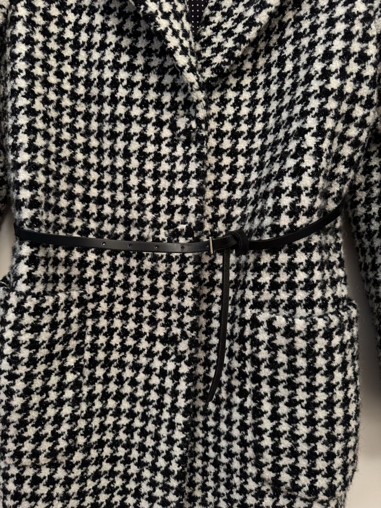 Пальто Ermanno Scervino, під пасок, в гусячу лапку, нове!