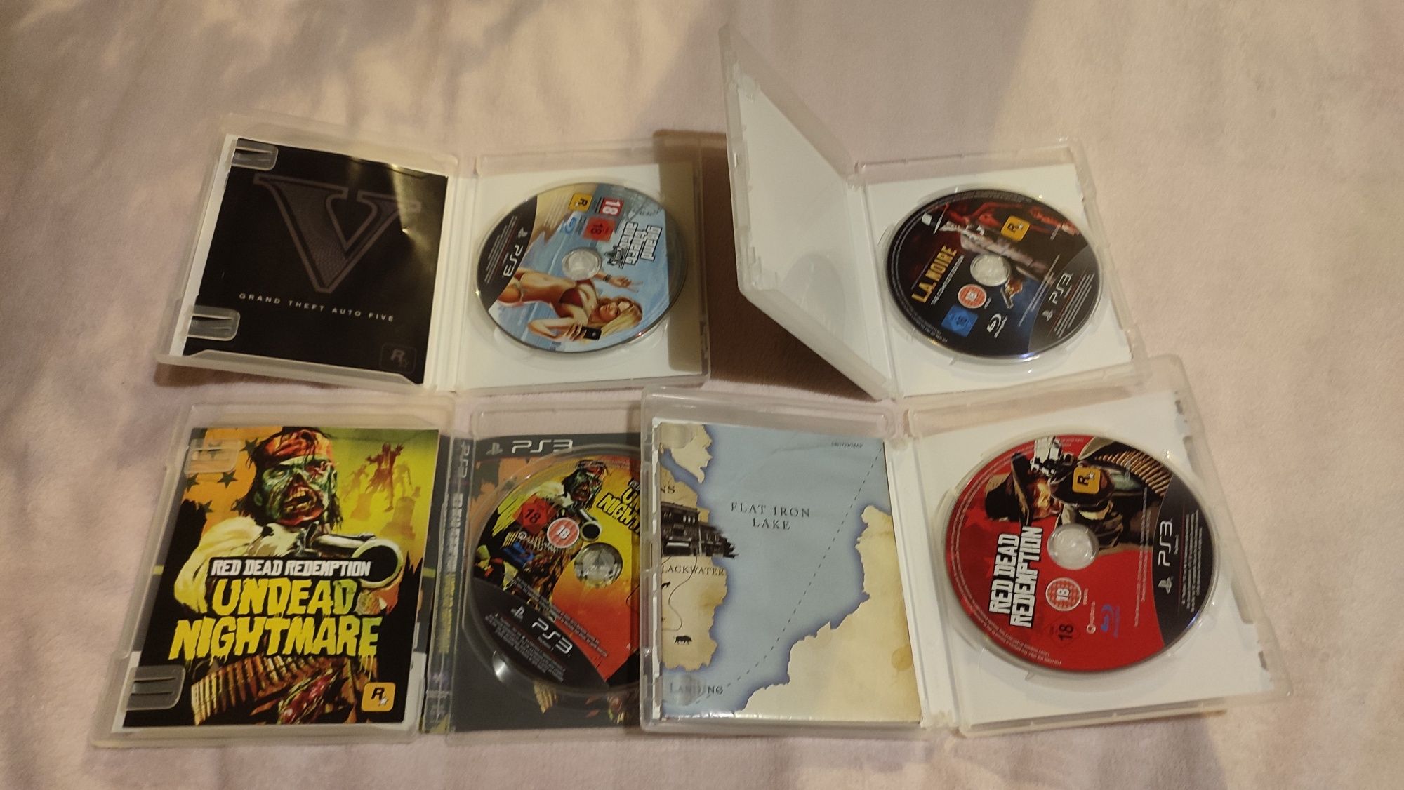 Zestaw gier Rockstar Games na PS3: GTA V, Red Dead Redemption plus 2