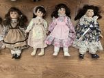 Lalka z porcelany vintage z sygnatura