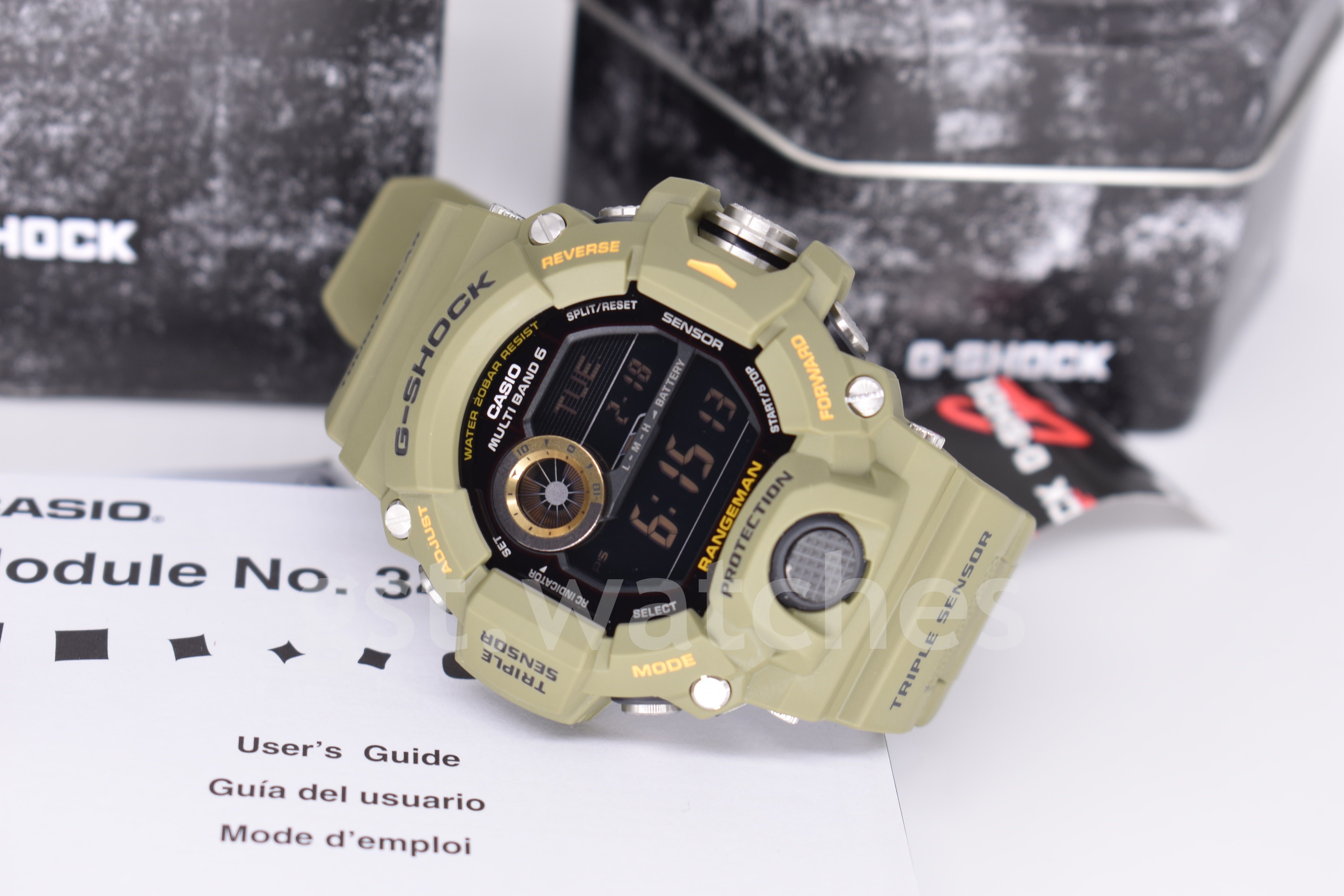 Casio G-Shock GW-9400-3 NEW ORIGINAL | Solar | TripleSensor | Rangeman