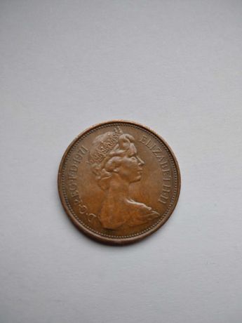 New Pence -2 z roku 1971r.