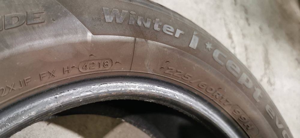 4 x Hankook 225/60/17 Winter zima