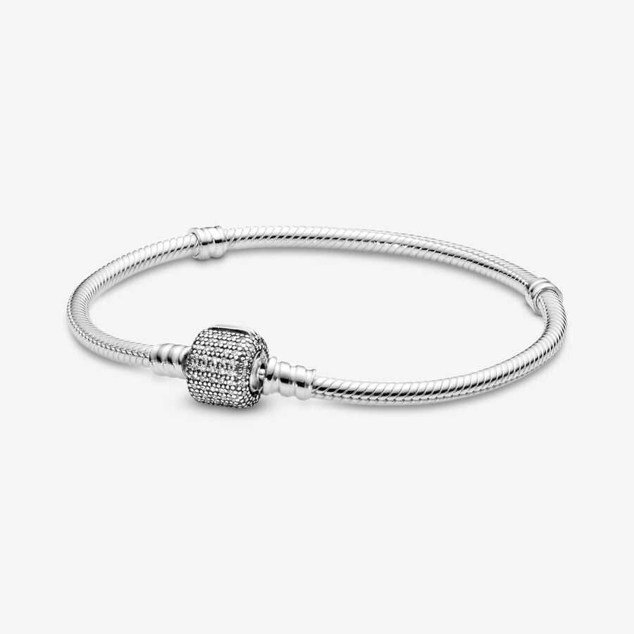 Bransoletka Srebrna 21 cm do Pandora Charms APART dla Kobiety