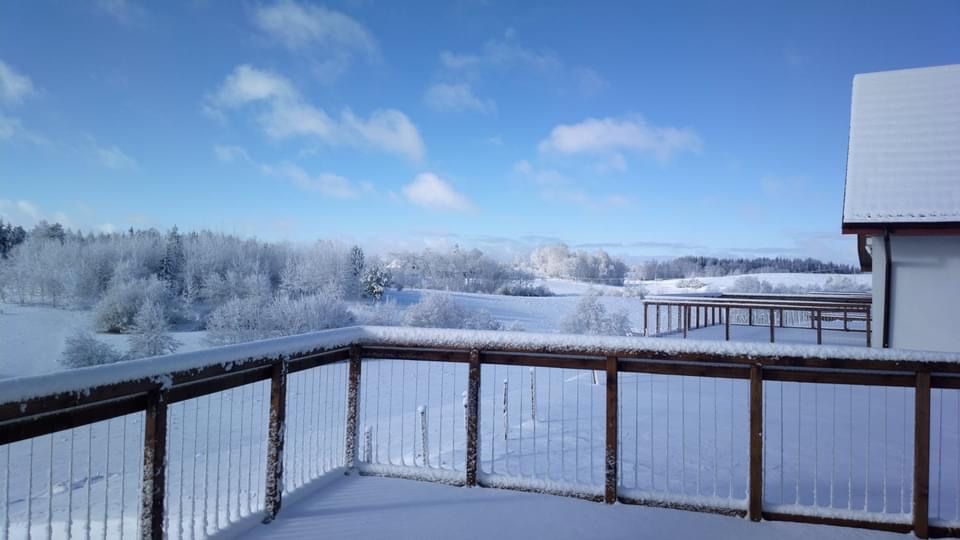 Domek 2 osoboy z banią na tarasie na Walentynki