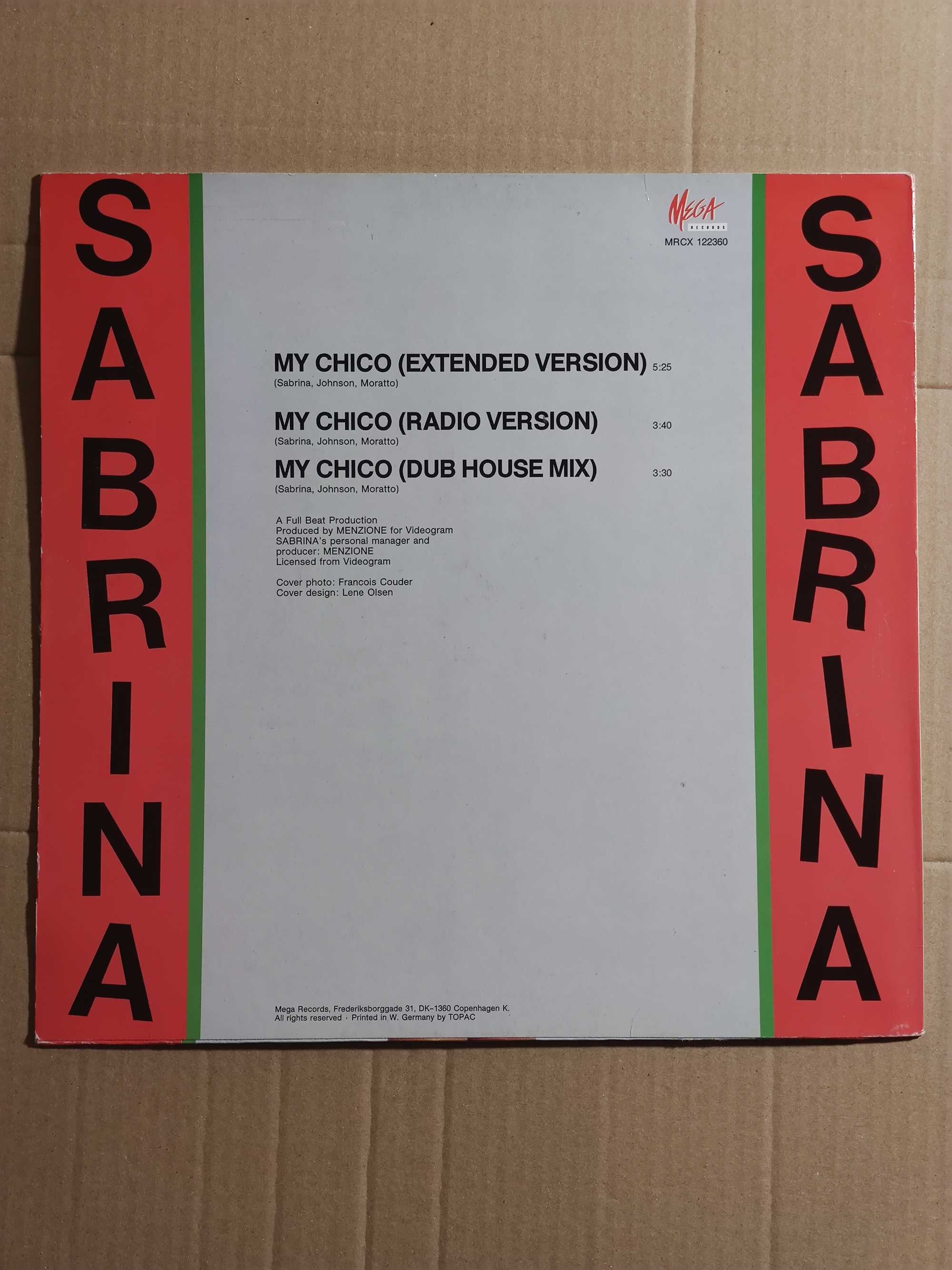 Sabrina - My Chico. Maxi Single 45rpm 12" VG++