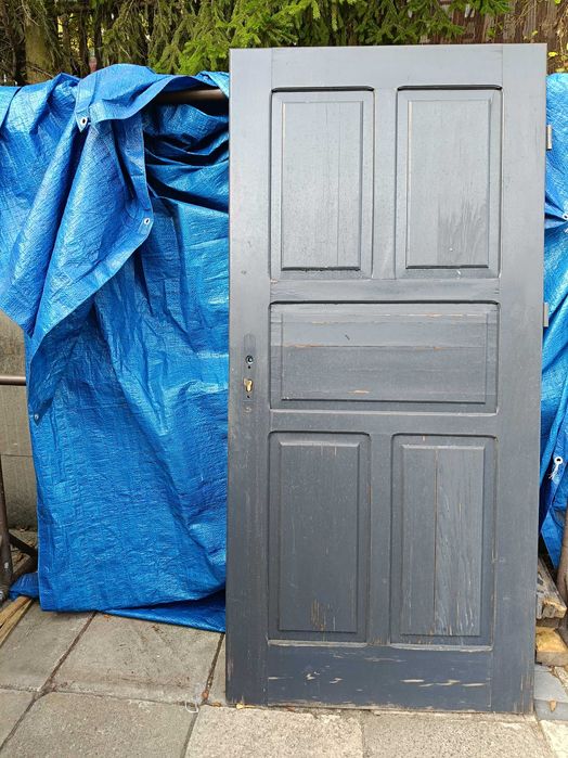 Drzwi zewnętrzne z demontażu