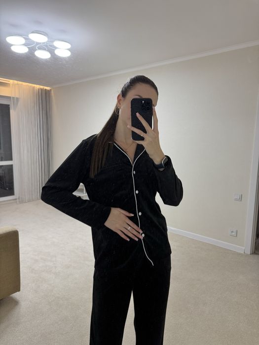 Тепла Жіноча піжама велюва НОВА!