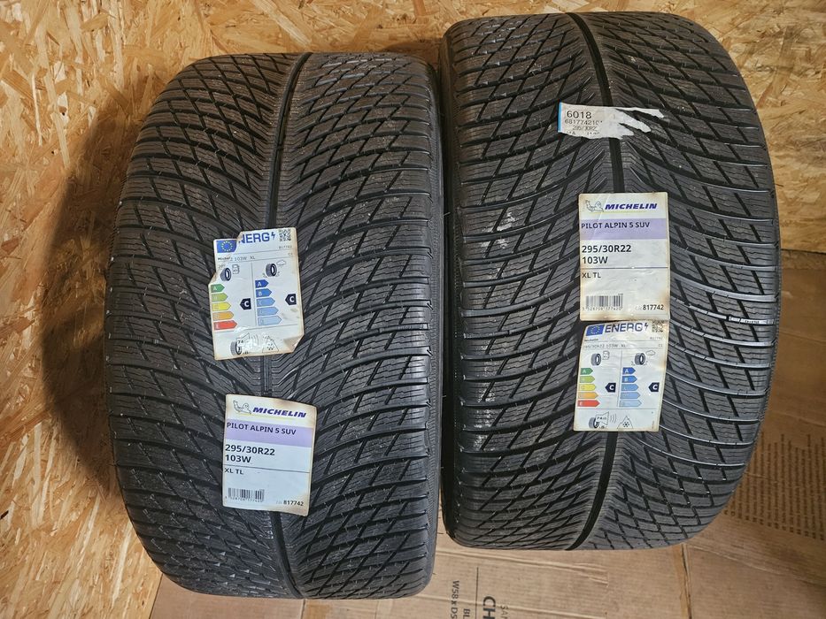 Opony zimowe 295/30/22 michelin pilot alpin 5 2szt.