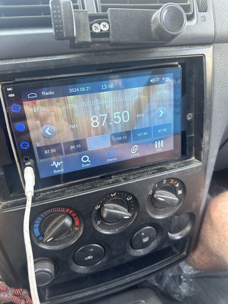 Radio 2 din apple car play e android auto